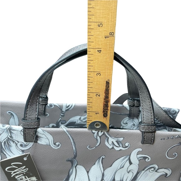 Elliot Lucca  Medium Floral Satchel Crossbody NWT - Picture 12 of 14